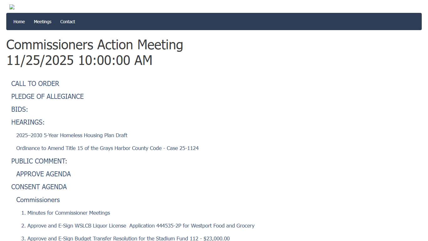 - OnBase Agenda Online